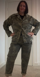 Camouflage Stretch Magic Trousers. Size 10-18