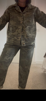 Camouflage Stretch Magic Trousers. Size 10-18