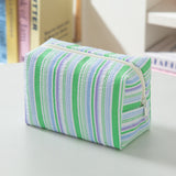 Small Seersucker Stripe Pouch