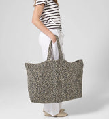 Supersize Washed Leopard Tote Bag 56x41cm