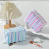 Small Seersucker Stripe Pouch