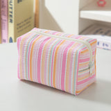 Small Seersucker Stripe Pouch