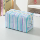 Small Seersucker Stripe Pouch