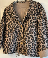 Leopard Animal Print Utility Jacket size 10-18 various colours