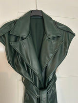 PU Wrap Waistcoat.