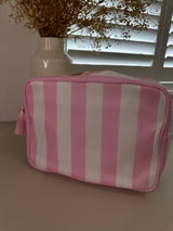 XL Stripe Nylon Pouch - Various Colours