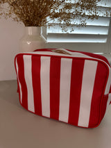 XL Stripe Nylon Pouch - Various Colours