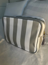 XL Stripe Nylon Pouch - Various Colours