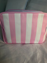 XL Stripe Nylon Pouch - Various Colours