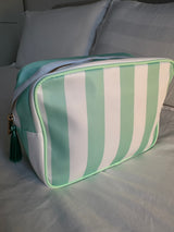 XL Stripe Nylon Pouch - Various Colours