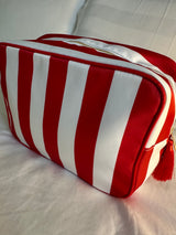 XL Stripe Nylon Pouch - Various Colours