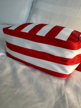 XL Stripe Nylon Pouch - Various Colours