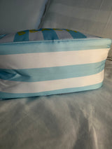 XL Stripe Nylon Pouch - Various Colours