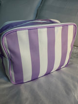 XL Stripe Nylon Pouch - Various Colours